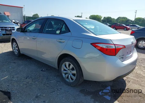 2016 Toyota Corolla Le из США, поврежденный, VIN 2T1BURHE0GC521818